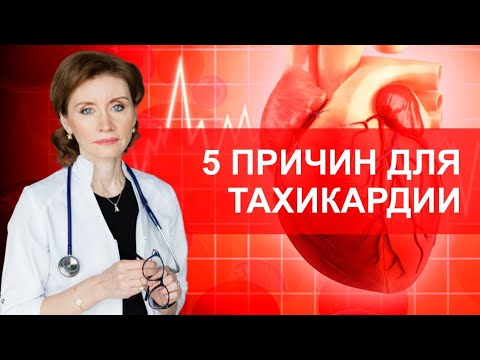 Видео: 5 причин тахикардии. Причины учащенного сердцебиения
