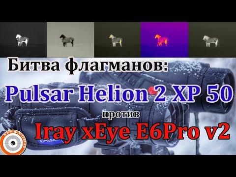 Видео: Битва флагманов: тепловизор Pulsar Helion 2 XP 50 против Iray Eye E6Pro v2, часть 1.