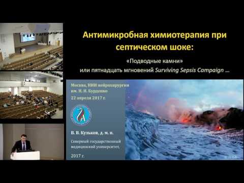 Видео: Антимикробная химиотерапия при септическом шоке   Кузьков В.В. 22.04.17