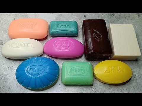 Видео: Soap Cutting🧼ASMR🔪Резка сухого мыла 124