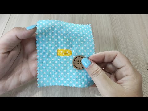 Видео: ✅🌹 Это самый простой способ сделать красивую петельку для пуговицы.