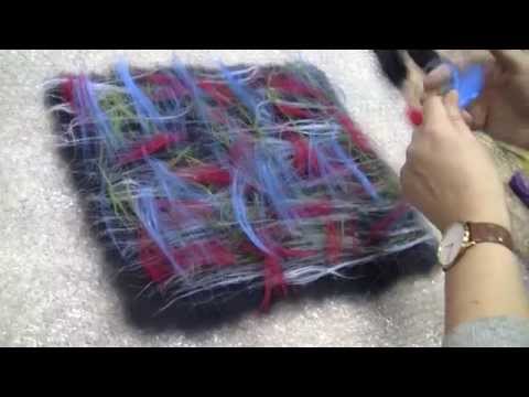 Видео: Эксперименты с войлоком: волокна и "слоеный" войлок