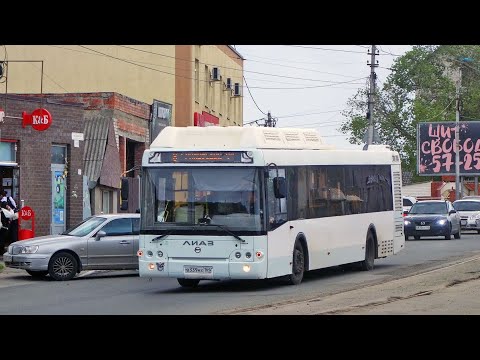 Видео: ЛиАЗ-5292.67 (CNG) в339нх164 Маршрут №8 город Саратов 