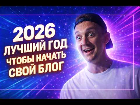 Видео: Почему 2026 год — лучший чтобы начать вести свой блог! 9 железобетонных причин