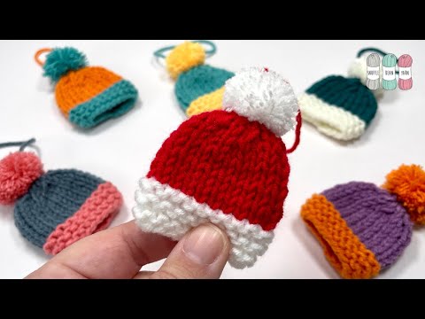 Видео: БЫСТРО И ЛЕГКО Вязаные шапочки к Рождеству! 🎄