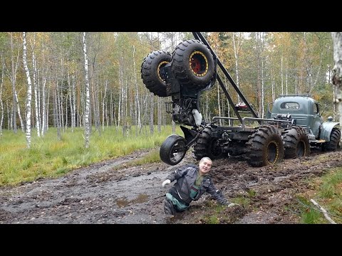 Видео: Испытания ТРОЕПЕДА на болоте пошли не по плану!