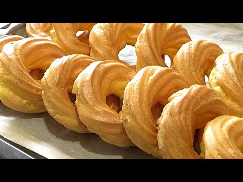 Видео: Как правильно приготовить ЗАВАРНЫЕ ПИРОЖНЫЕ  "КОЛЬЦА" /BREWED CAKES-RINGS