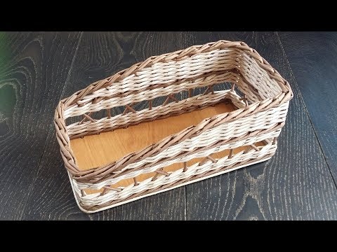 Видео: Приправница из газетных трубочек. Мастер-класс