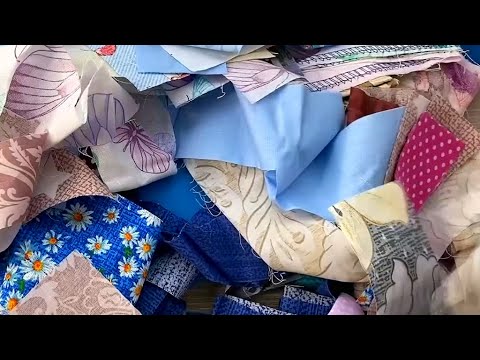 Видео: Я и не думала, что можно было сшить лоскутки таким способом! Покажу, что получилось DIY Мастер-класс