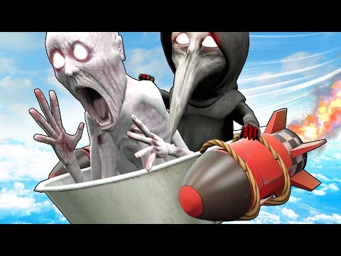 Видео: СКРОМНИК VS ЧУМНОЙ ДОКТОР! КТО ДАЛЬШЕ ПРОЛЕТИТ НА РАКЕТЕ?! УГАР В GARRYS MOD!