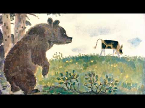 Видео: Диафильм (звуковой) "Смоляной бычок"