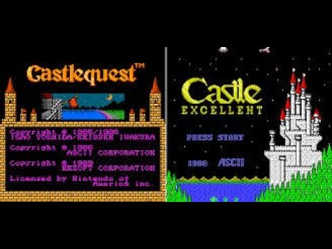 Видео: Castlequest (Castle Excellent) Walkthrough прохождение NES, Famicom, Dendy, 8 bit