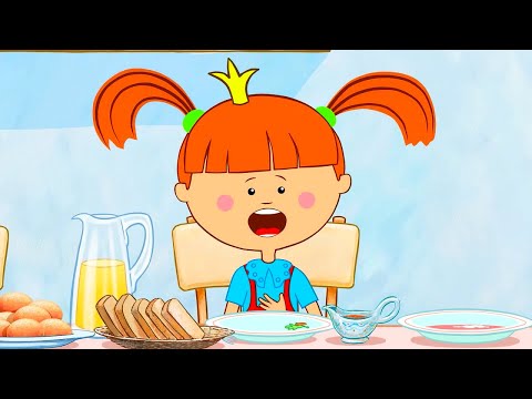 Видео: Что ест Царевна? | Весёлые мультфильмы про еду для детей - Большой сборник