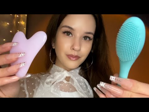 Видео: ASMR Spa care for your face. СПА ДЛЯ ЛИЦА звуки рта, таппинг Personal attention TAPPING Mouth sounds