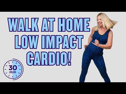 Видео: 30-минутная низкоинтенсивная кардиотренировка | Сжигание жира для хорошего самочувствия