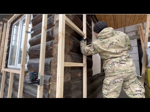 Видео: УТЕПЛЕНИЕ БРЕВЕНЧАТОГО ДОМА / INSULATION OF A LOG HOUSE