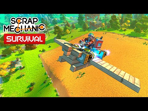 Видео: НАКОНЕЦ-ТО!!! Я ЛЕТАЮ!!! | ВЫЖИВАНИЕ В Scrap Mechanic: Survival #26 |
