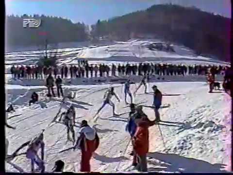 Видео: Биатлон-1997. ЧМ в Брезно-Осрблье. Мужская эстафета.