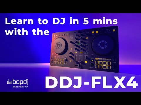 Видео: Научитесь быть диджеем менее чем за 5 минут с DDJ-FLX4 от Pioneer DJ | Bop DJ