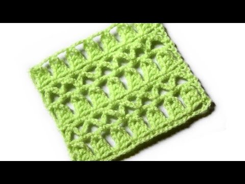 Видео: Ажурный узор Столбики