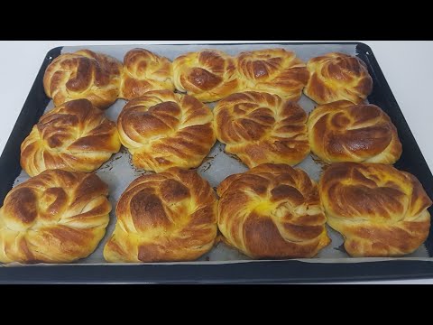 Видео: Его единственное зло вызывает привыкание! СУПЕР МЯГКИЕ булочки с маслом! Очень ЛЕГКО и ВКУСНО! # 334