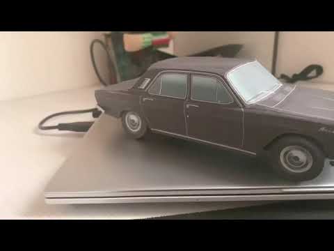Видео: Газ 24 чёрная из бумаги 🚗🚗