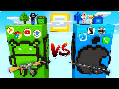 Видео: 🤖🍎ЧАНК АНДРОИД ПРОТИВ ЧАНК АЙФОН В МАЙНКРАФТ! ШЕДИ ЛЕСКА И НУБИК ТРОЛЛИНГ БИТВА MINECRAFT