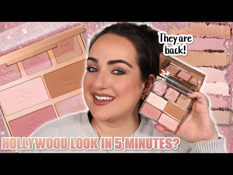 Видео: НОВИНКА Charlotte Tilbury Hollywood Instant Look в палетке! 5-минутный макияж!? Посмотрите перед ...