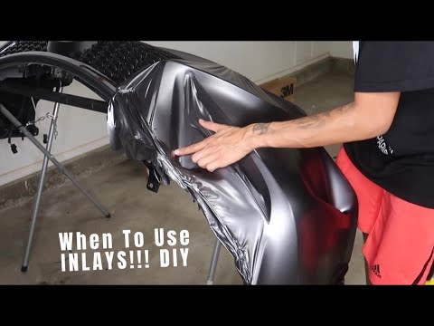 Видео: Виниловая пленка для сложного бампера (подробная информация с использованием безножевой ленты и в...