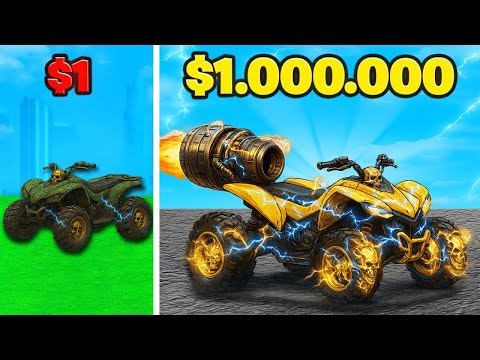 Видео: ПРОКАЧАЛ КВАДРОЦИКО ЗА $1 ДО $1,000,000 В GTA 5