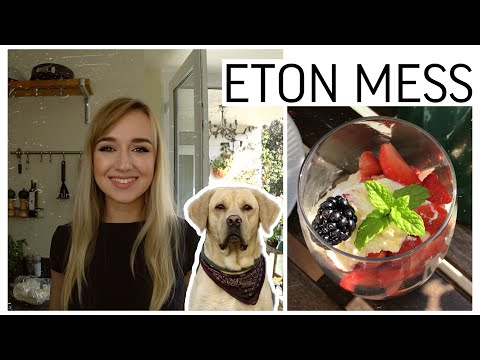 Видео: Готовим английский десерт Eton Mess! Про Виндзор, школу для мальчиков Итон и лабрадоров.