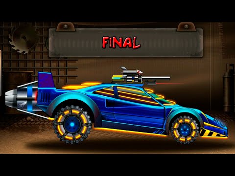 Видео: ЭТАП 10 финал КИБЕРПАНК тачка ZOMBIE Hill Racing прохождение игры про машины против зомби на андроид