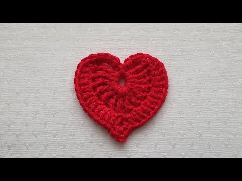 Видео: Простое вязаное Сердце. Вязание крючком / Crochet Heart