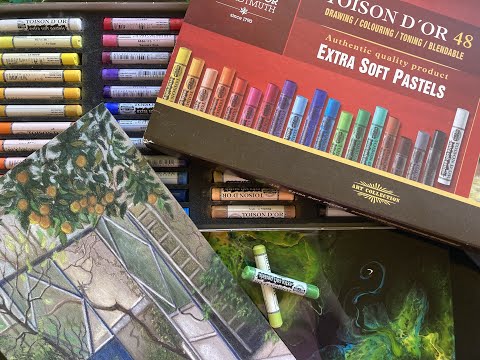 Видео: Обзор сухой пастели Koh-I-Noor «Toison D’or» extra soft 48 цв.