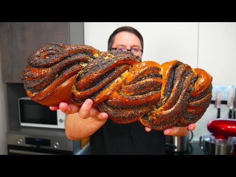 Видео: Вкусный сдобный Маковый Рулет и сочная начинка