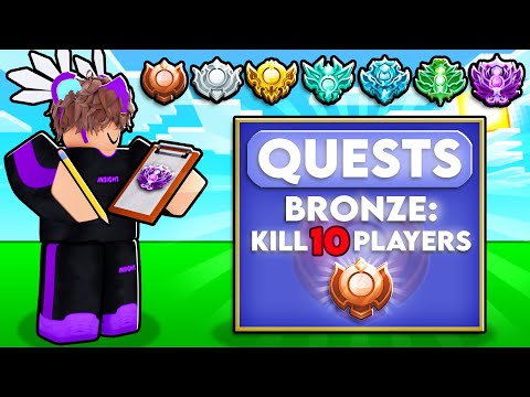 Видео: Я бросил вызов каждому рангу в Roblox Bedwars..