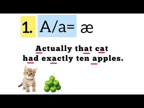 Видео: Ағылшын алфавитіндегі A әрпінің оқылуын үйрену