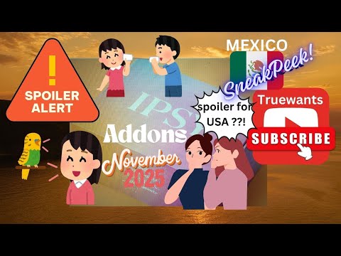 Видео: СПОЙЛЕРЫ дополнений к IPSY в ноябре 2025 года! Предварительный обзор из Мексики, который может вы...