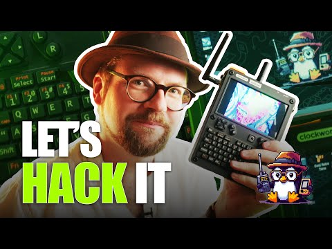 Видео: Портативный Linux Cyberdeck / часовой механизм uConsole