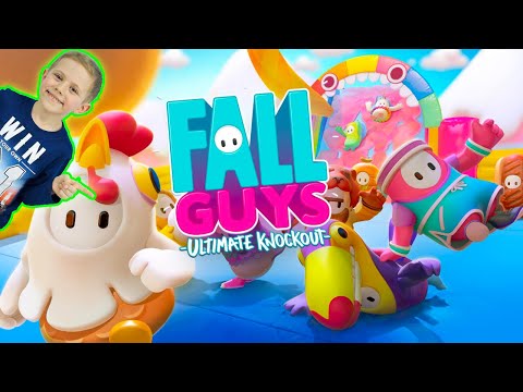 Видео: FALL GUYS и Даник - Смешная аркадная КОРОЛЕВСКАЯ БИТВА для всей семьи
