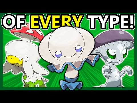 Видео: ГРИБНОЙ ПОКЕМОН КАЖДОГО ТИПА!