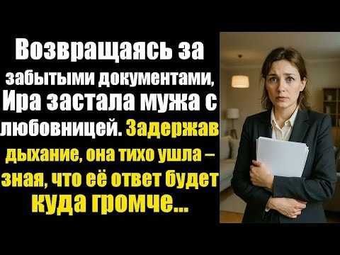 Видео: Возвращаясь за забытыми документами, Ира застала мужа с любовницей. Задержав дыхание, она тихо...