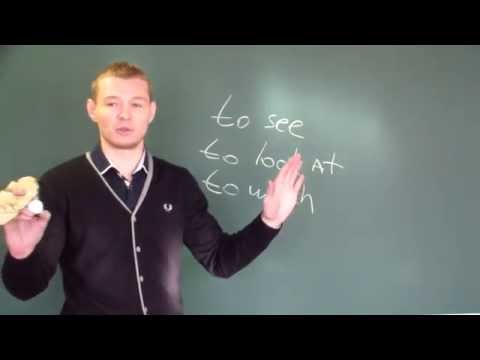 Видео: Слова смотреть, видеть, наблюдать в английском языке
