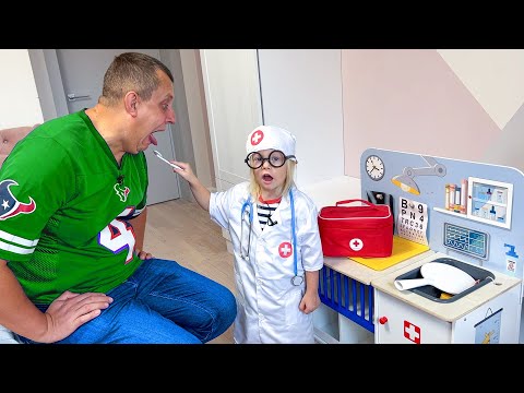 Видео: НИКА СДЕЛАЛА ПАПЕ ПРОВЕРКУ ЗДОРОВЬЯ. СОФУНЬЯ ШАЛУНЬЯ