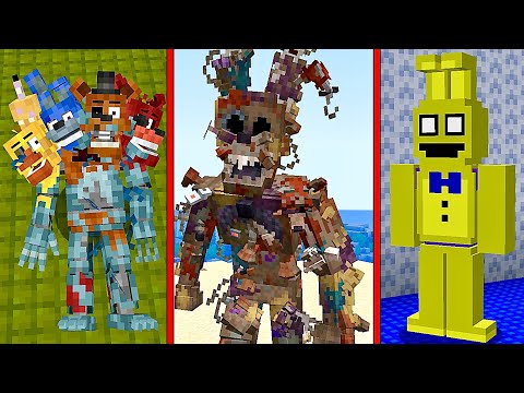 Видео: БОССЫ  ФНАФ МОД в МАЙНКРАФТ Fnaf Minecraft