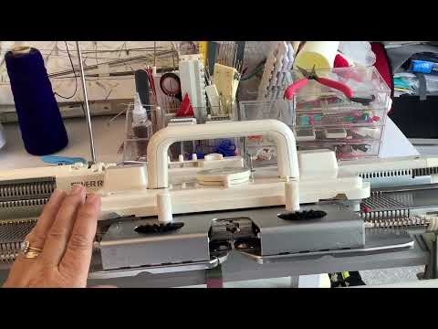 Видео: ОБЪЯСНЕНИЕ КАРЕТКИ ВЯЗАЛЬНОЙ МАШИНЫ SILVER REED