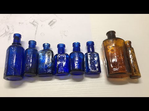 Видео: Шурф стекла и посуды времён Карафуто, Сахалин, много интересных находок