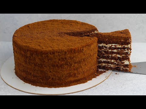 Видео: ПП МЕДОВИК! Низкокалорийный! ШОКОЛАДНЫЙ! ПП рецепты БЕЗ САХАРА!