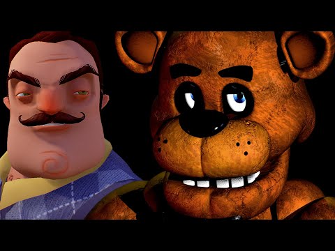Видео: ПРИВЕТ СОСЕД ПРОТИВ ФРЕДДИ ФАЗБЕРА!FIVE NIGHTS AT FREDDY'S DOOM!ФНАФ 1 КООП!FNAF 1 COOP!ШОУ ХРИПЛЫХ!