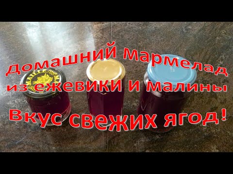 Видео: Домашний мармелад или желе из малины и ежевики с пектином